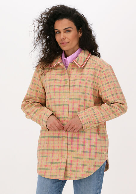 Orangene SCOTCH & SODA Jack BASKET WEAVE SHIRT JACKET IN CHECK - large
