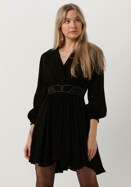 Schwarze LOUIZON Minikleid AMINE ROBE - large