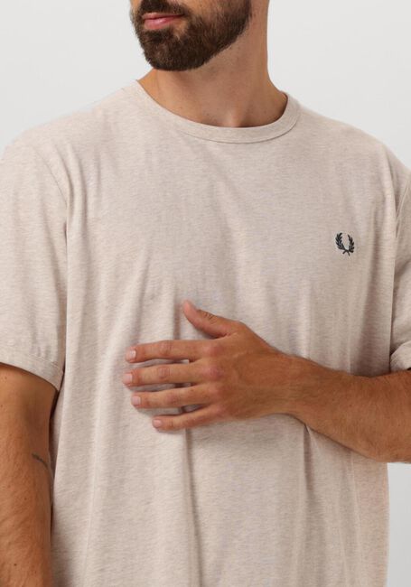 Beige FRED PERRY T-shirt RINGER T-SHIRT - large