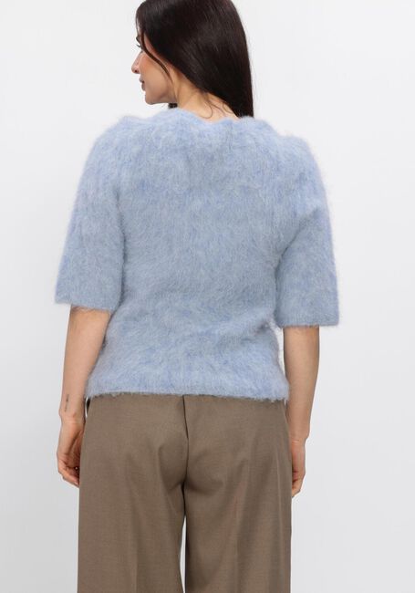 Hellblau SECOND FEMALE Pullover & Cardigans KARLA KNIT SS O-NECK - large