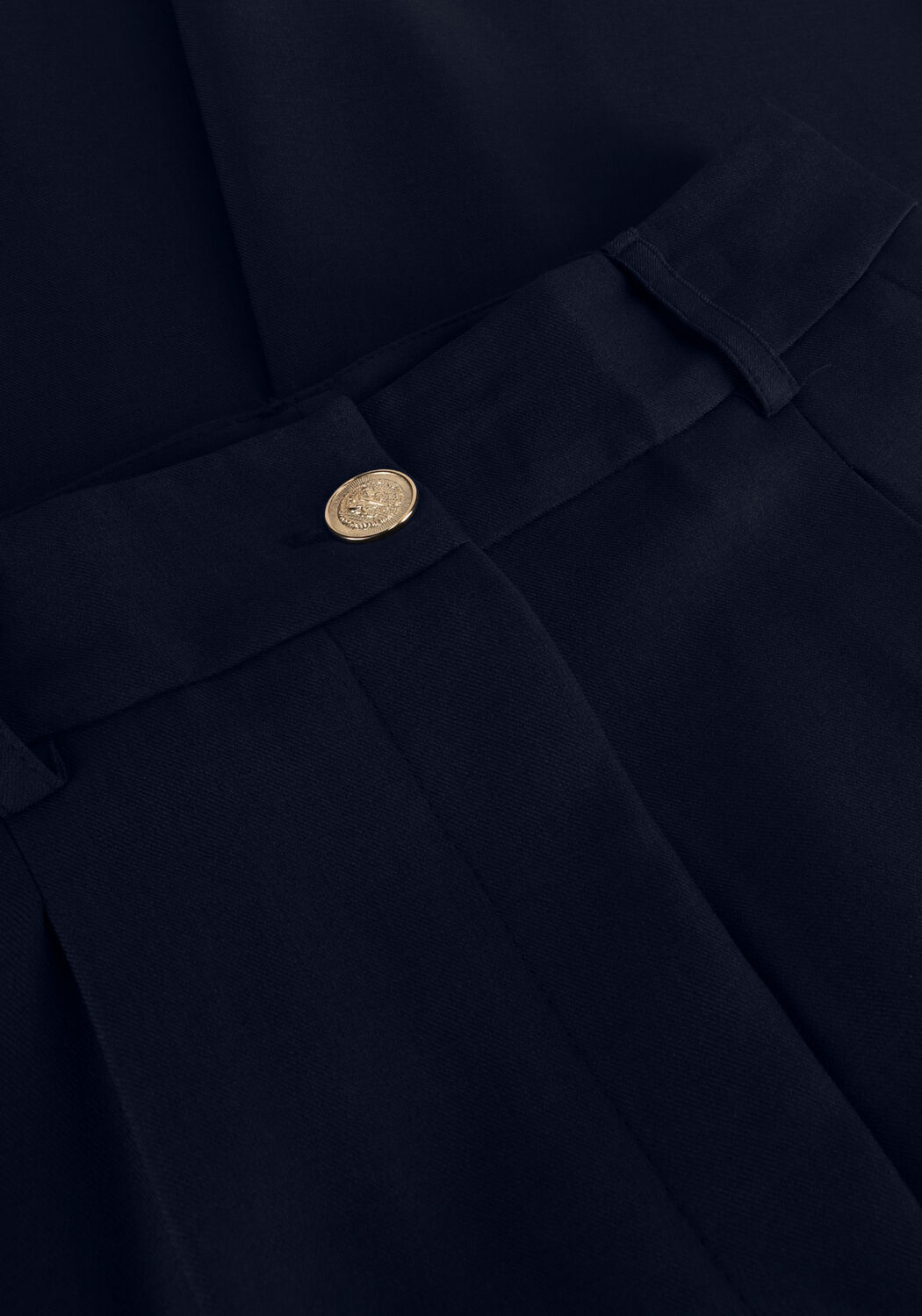 Blaue ACCESS Weite Hose PANTS WIDE-LEG - large