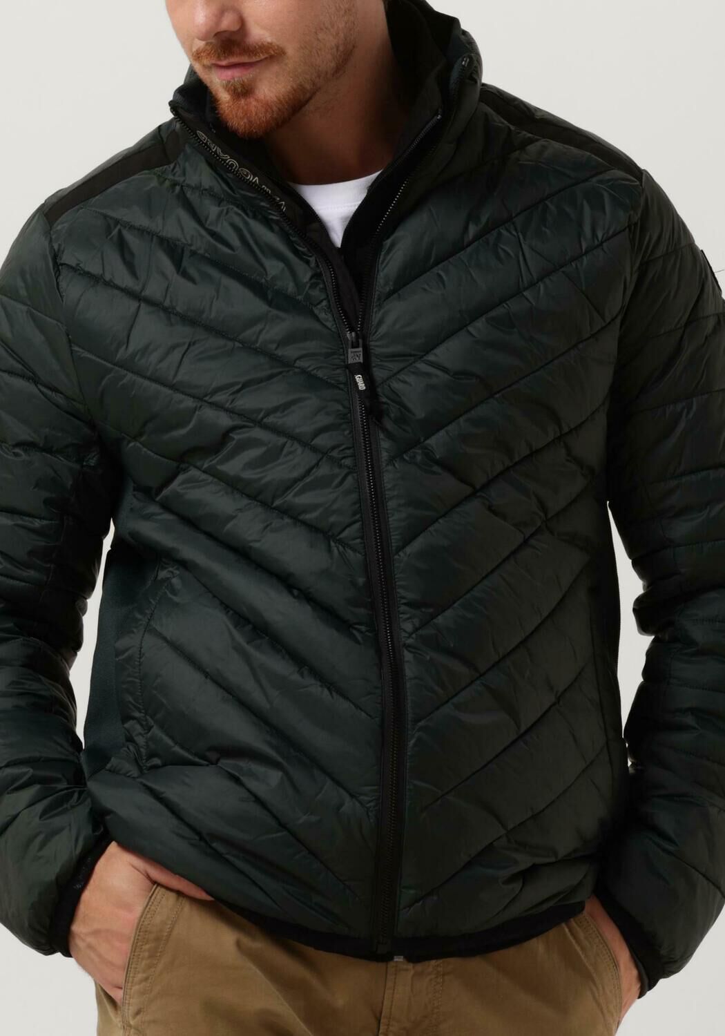 Dunkelgr&uuml;n VANGUARD Wattierte Jack SHORT JACKET DENSYLON BRAKESHIFT III - large