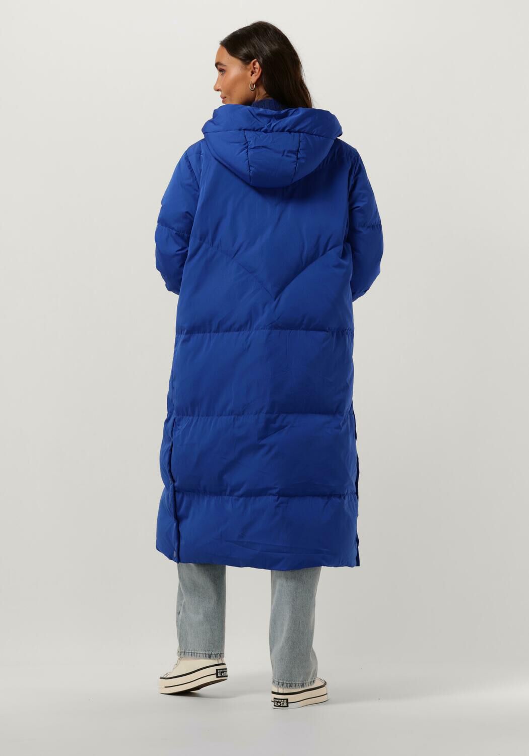 Blaue Y.A.S. Wattierte Jack YASIRIMA LS LONG DOWN COAT S. NOOS Omoda