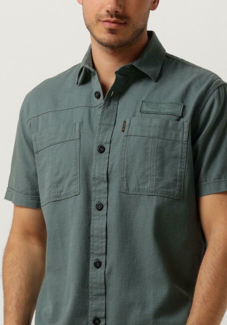 Grüne PME LEGEND Casual-Oberhemd SHORT SLEEVE SHIRT CTN SLUB - large