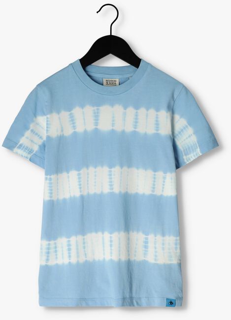 Blaue SCOTCH & SODA T-shirt RELAXED FIT SHORT SLEEVED TIE-DYE - large