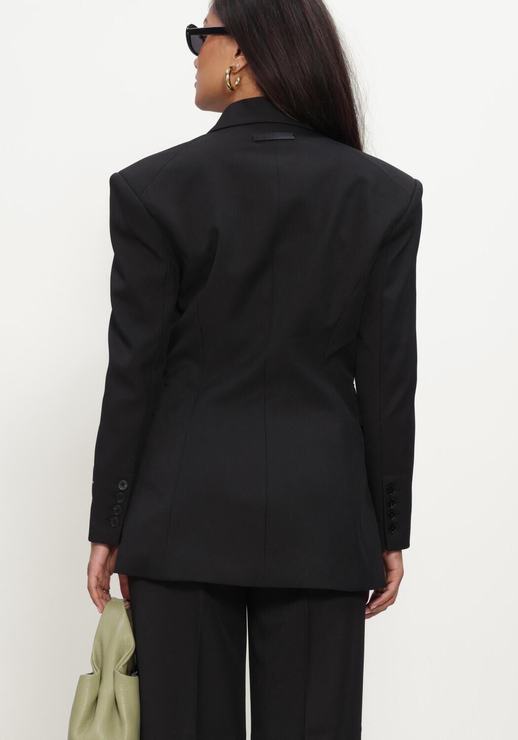 Schwarze HAUTE L'AMITI&Eacute; Blazers PREMIERE WAIST FIT BLAZER - large