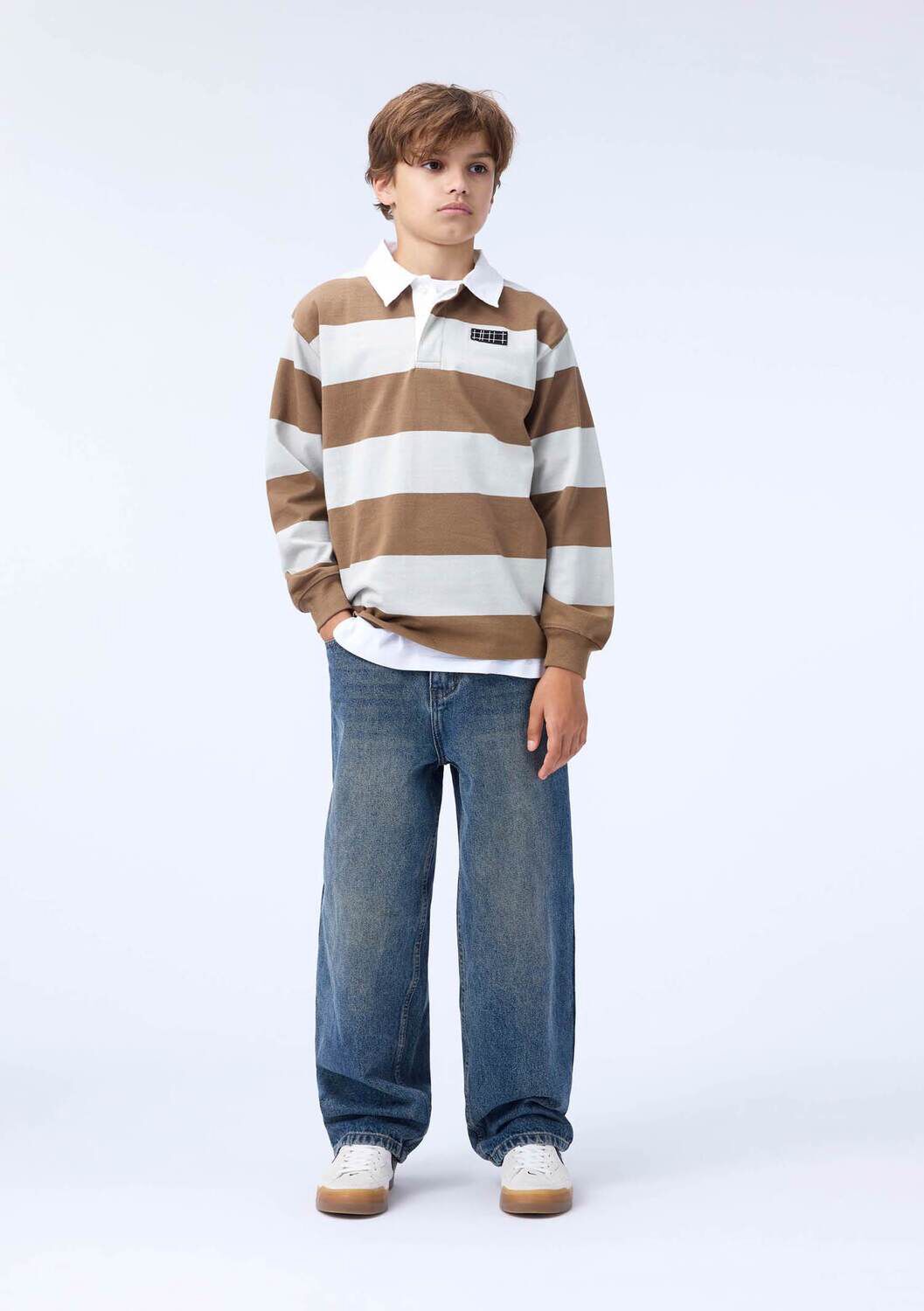 Braune MOLO Polo-Shirt RELZ - large