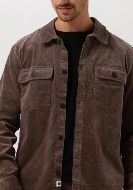 Braune ANERKJENDT Hemden AKOSCAR CORD OVERSHIRT - large