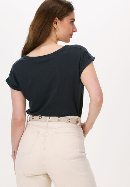 Schwarze BY-BAR T-shirt MILA LINEN TOP - large