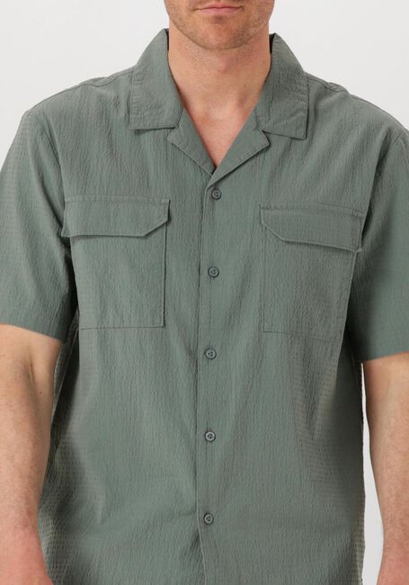 Grüne PURE PATH Casual-Oberhemd REGULAR FIT SHORTSLEEVE SHIRTS - large