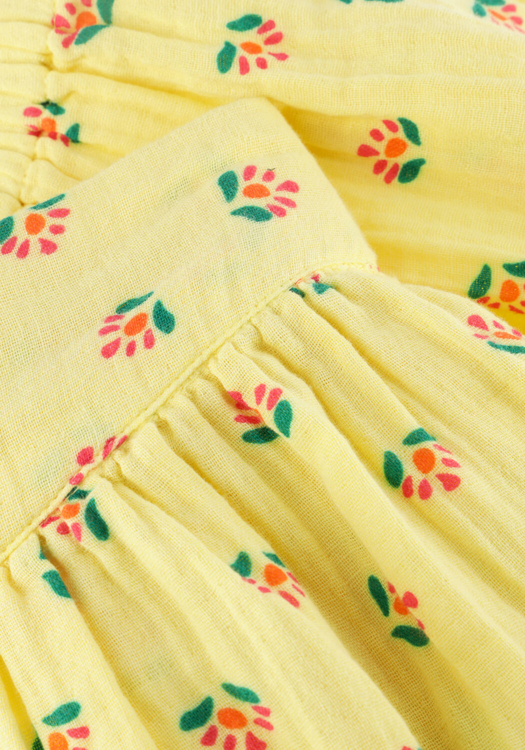 Gelbe JENEST Minirock SUMMER SHORTS - large