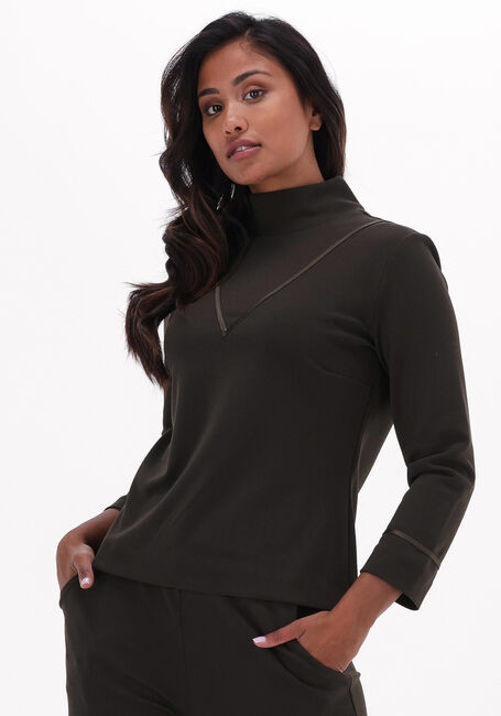 Khaki ANA ALCAZAR Langarmshirts TOP REACH COMPLIANT - large
