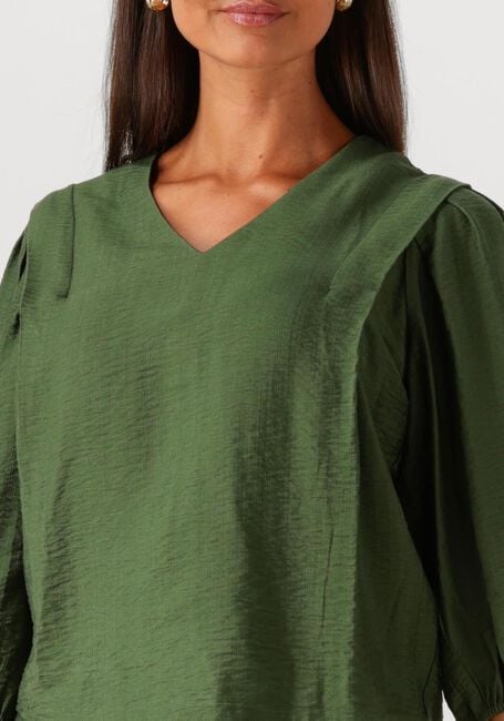 Grüne MINUS Blusen SERIA V-NECK BLOUSE - large