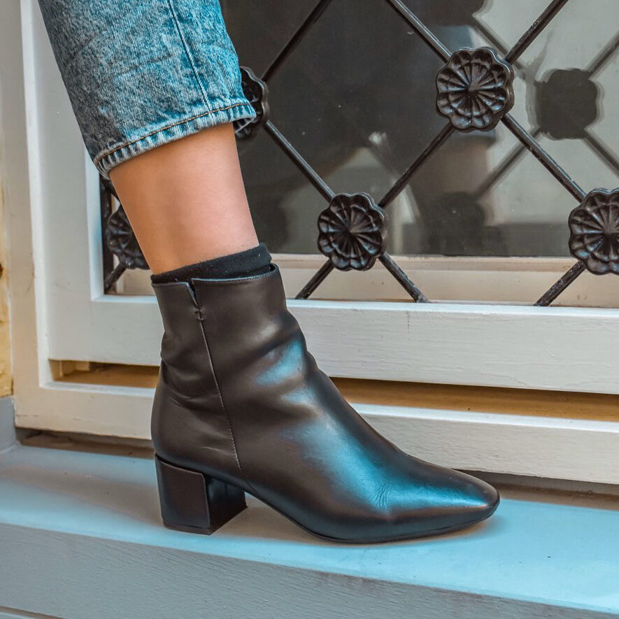 Schwarze NOTRE-V Stiefeletten 119 30020LX - large