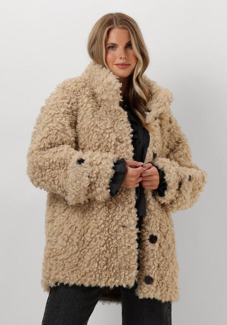 Beige CO'COUTURE Teddy-Jacke TEDDY MIX JACKET - large