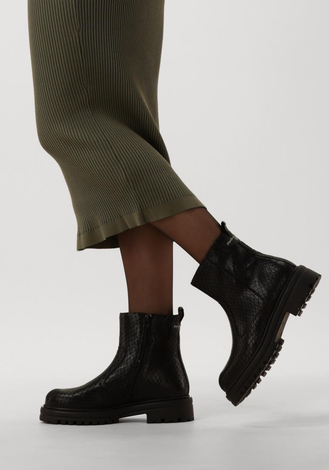 Schwarze FLORIS VAN BOMMEL Ankle Boots WONKI 10.01 - large