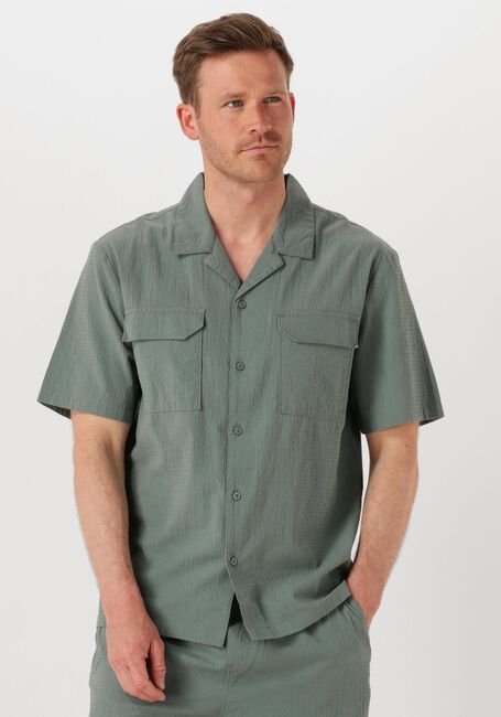 Grüne PURE PATH Casual-Oberhemd REGULAR FIT SHORTSLEEVE SHIRTS - large