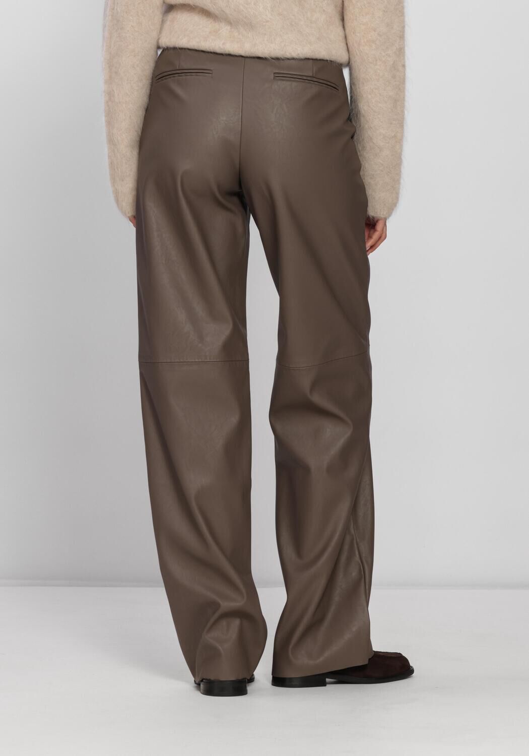 Taupe KNIT-TED Weite Hose NAOMI PANT - large