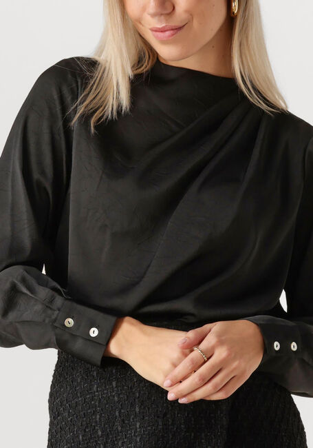 Schwarze Y.A.S. Blusen YASCAPELA LS TOP - large