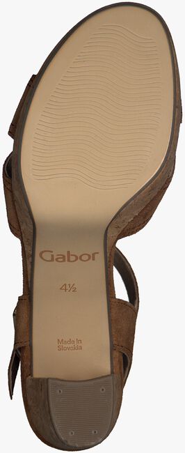 Cognacfarbene GABOR Sandalen 61.711 - large