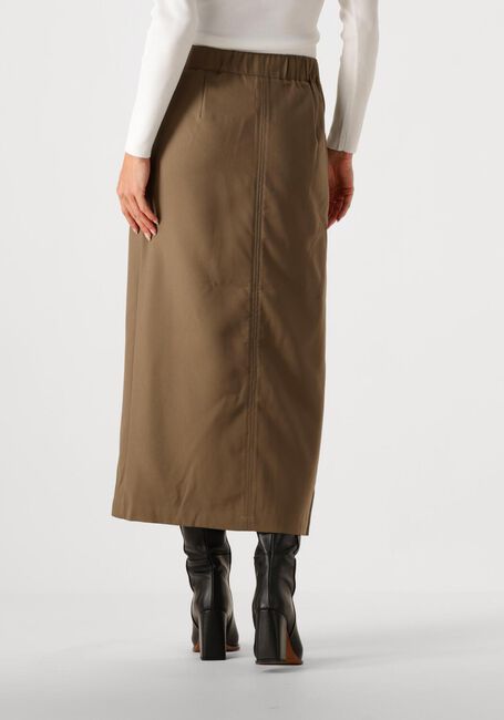 Braune Y.A.S. Maxirock YASCAPPA HW ANKLE SKIRT - large