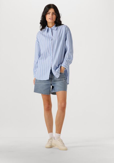 Hellblau MY ESSENTIAL WARDROBE Blusen KIONAMW BOXY SHIRT - large