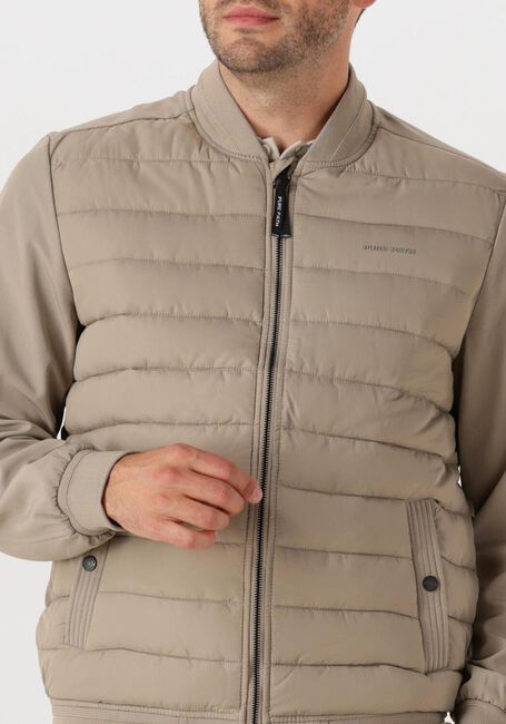 Beige PURE PATH Wattierte Jack REGULAR FIT PADDED JACKETS - large