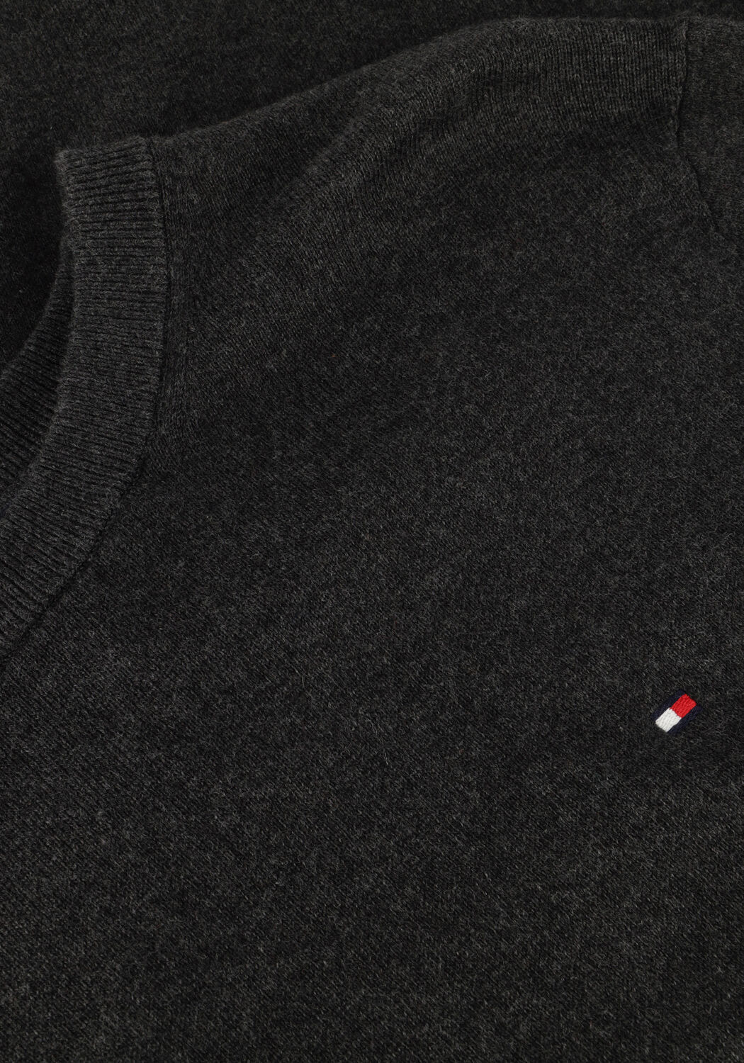 Dunkelgrau TOMMY HILFIGER Pullover PIMA ORG CTN CASHMERE CREW NECK - large