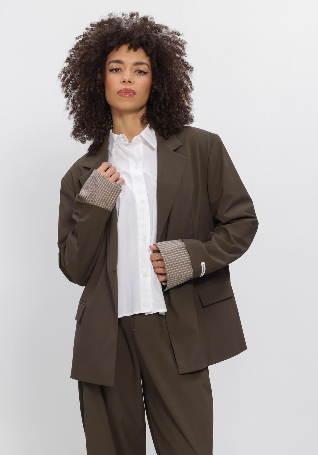 Khaki PENN & INK Blazer W26N1771 - large