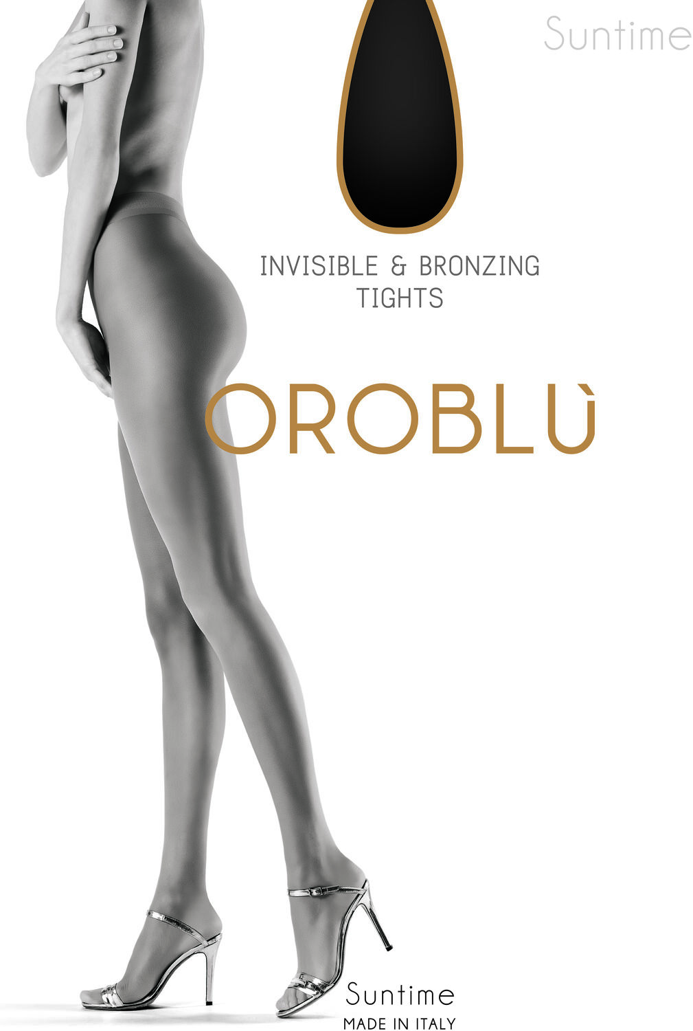 Braune OROBLU Strumpfhosen SUNTIME - medium