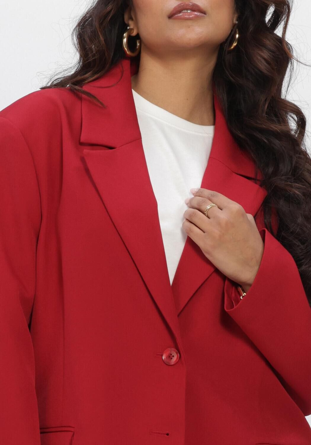 Rote ALIX THE LABEL Blazers FLOWY BLAZER - large
