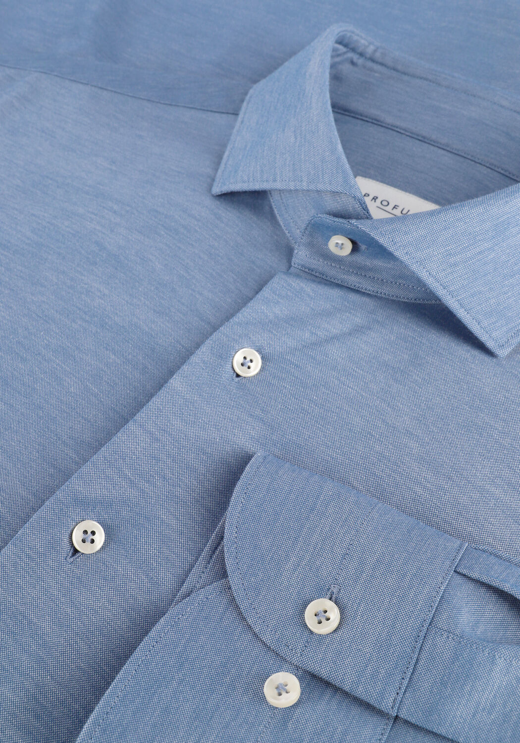 Blaue PROFUOMO Casual-Oberhemd HADEMAR - large