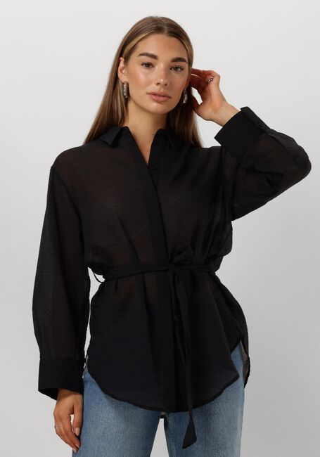 Schwarze MSCH COPENHAGEN Blusen MSCHCARCELLA SHIRT - large