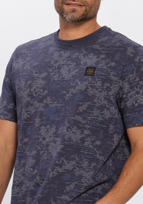 Blaue PME LEGEND T-shirt AOP COTTON SLUB - large