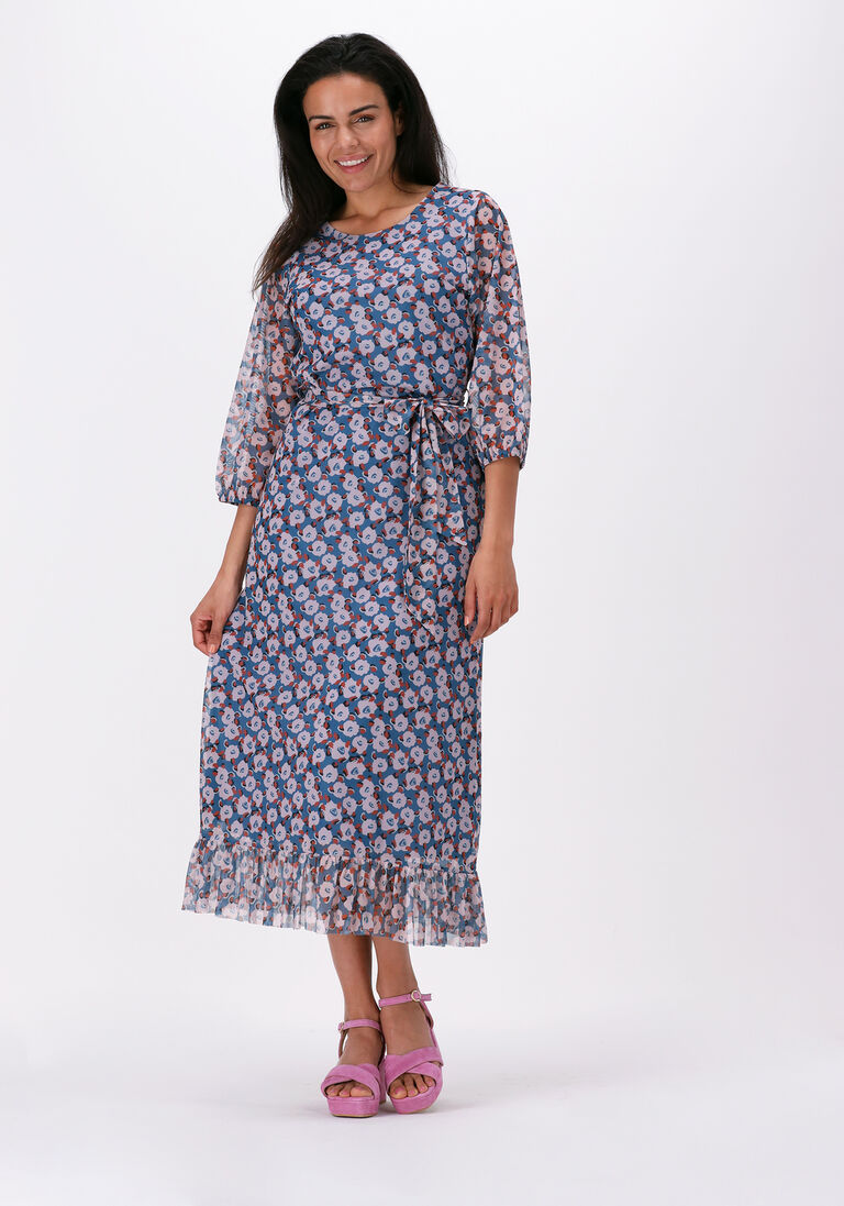 blaue juffrouw jansen maxikleid nancy