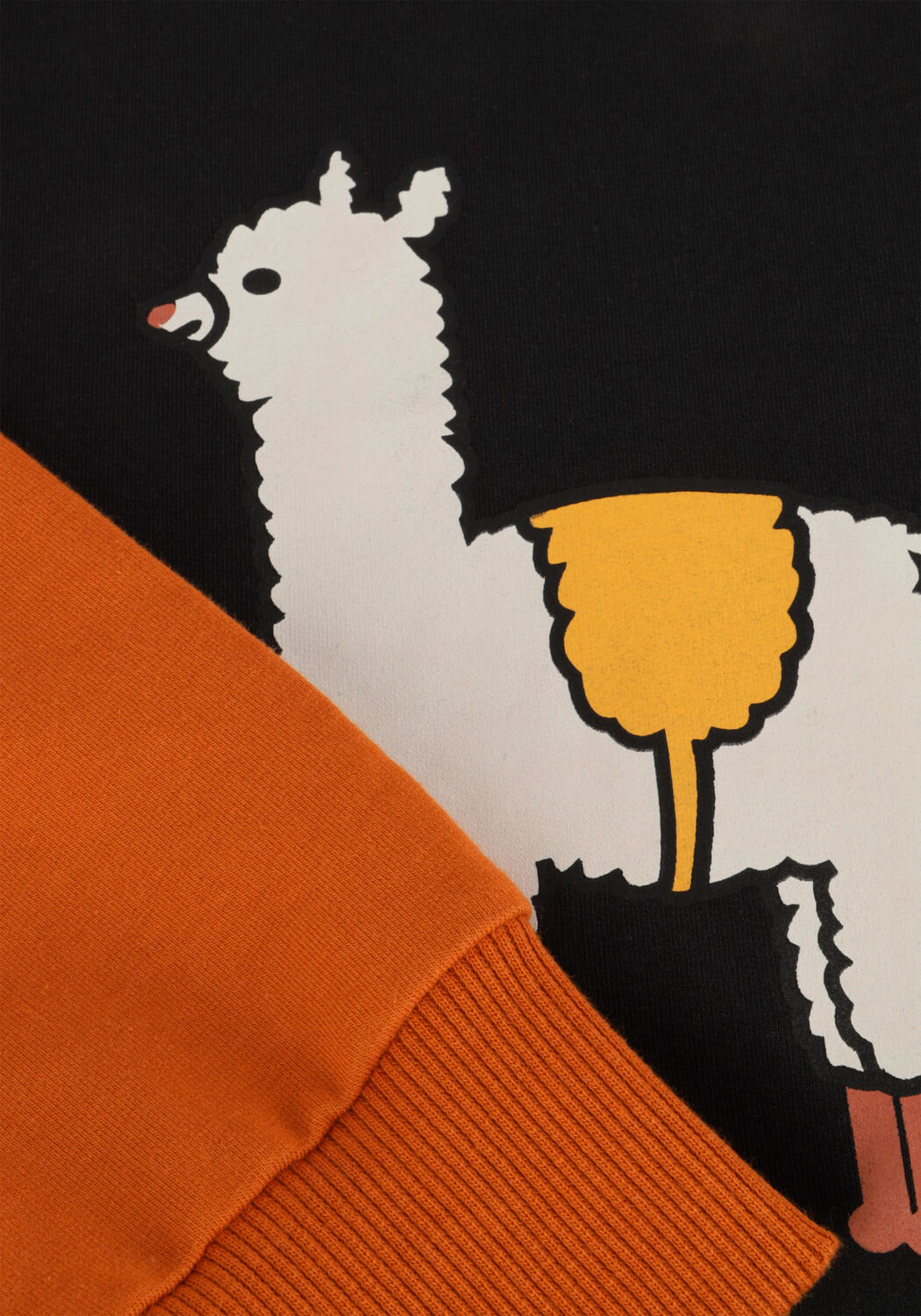 Schwarze CARLIJNQ Sweatshirt BASIC-SWEATER WITH PRINT - large