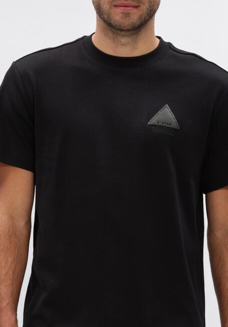 Schwarze G-STAR RAW T-shirt SMALL LOGO R T - large