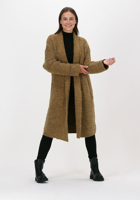 Goldfarbene CIRCLE OF TRUST Strickjacke GINA KNIT - large