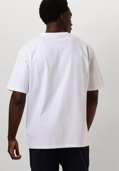 Weiße SCOTCH & SODA T-shirt 3 CROSSES LOOSE FIT POCKET T-SHIRT - large