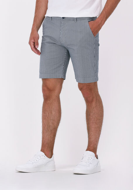 Blaue DSTREZZED Kurze Hose CHARLIE CHINO SHORTS MARINE STRIPE - large