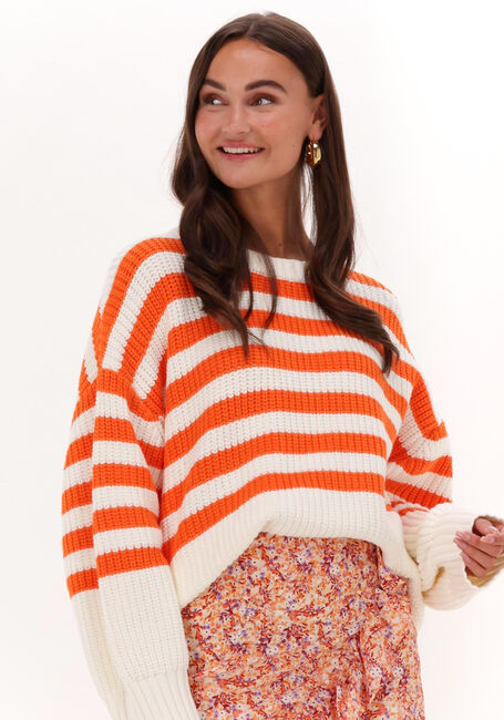 Orangene NEO NOIR Pullover DAKOTA STRIPE KNIT BLOUSE - large