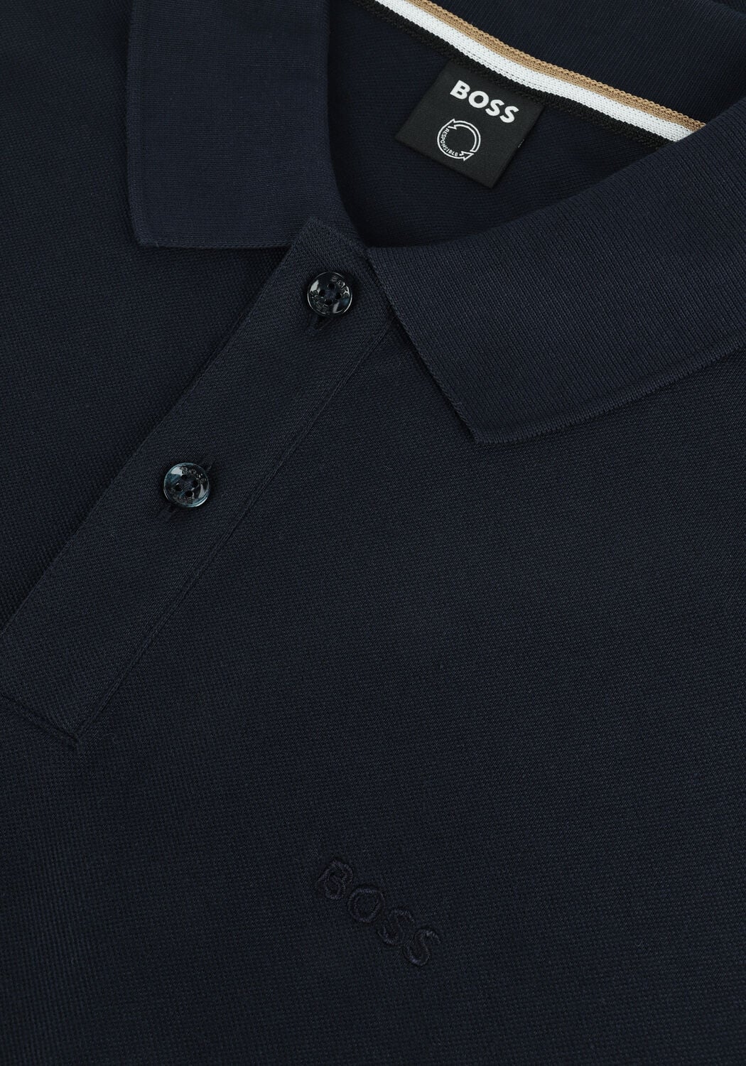 Dunkelblau BOSS BLACK Polo-Shirt PALLAS - large