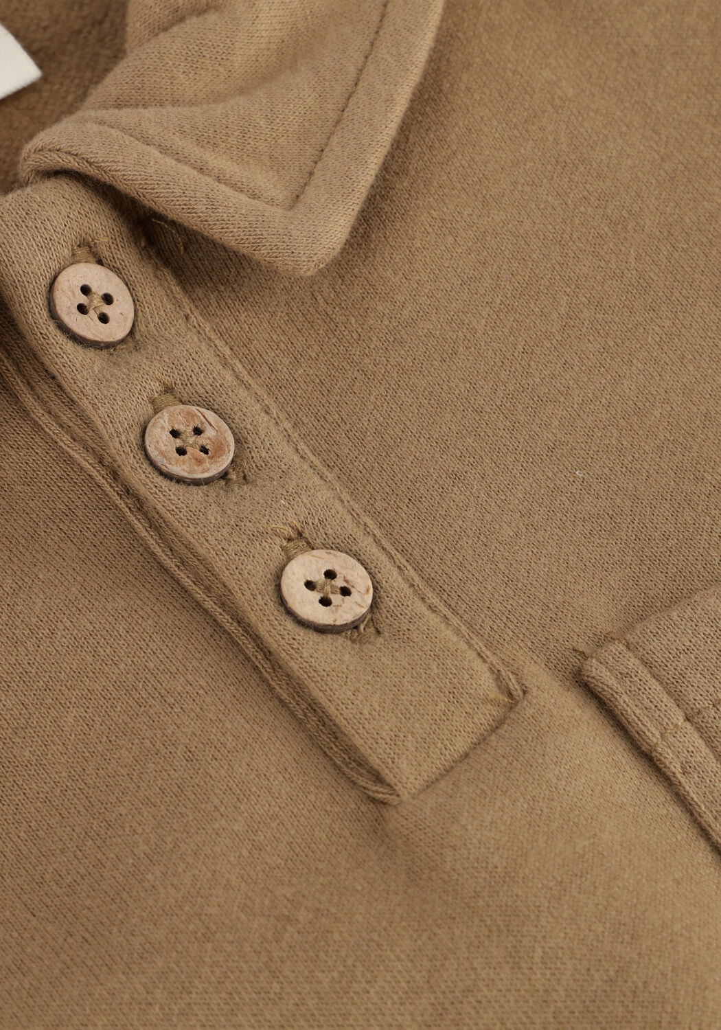 Camelfarbene LIL' ATELIER Sweatshirt NMMILONDON ROA LS LOOSE SWEAT - large