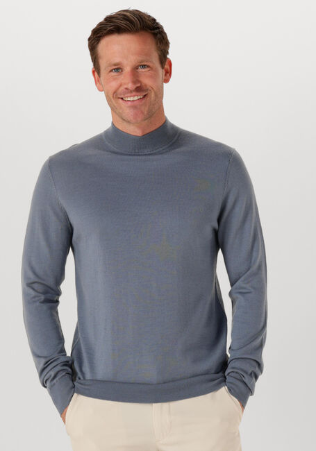 Hellblau PROFUOMO Rollkragenpullover PULLOVER MOCK NECK MERINO - large