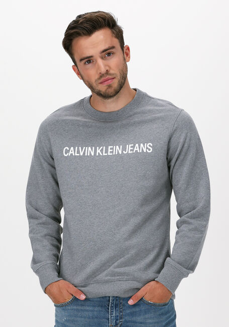 Graue CALVIN KLEIN Sweatshirt CORE INSTITUTIONAL L - large