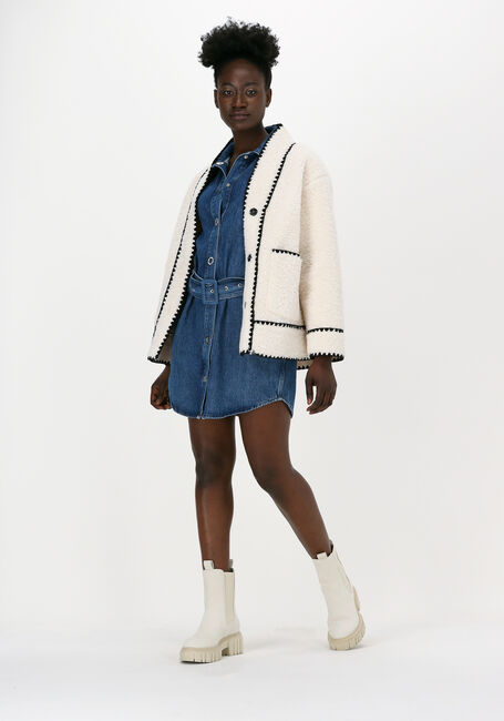 Wei&szlig;e SILVIAN HEACH Teddy-Jacke SHEEPSKIN JACKET VARME - large