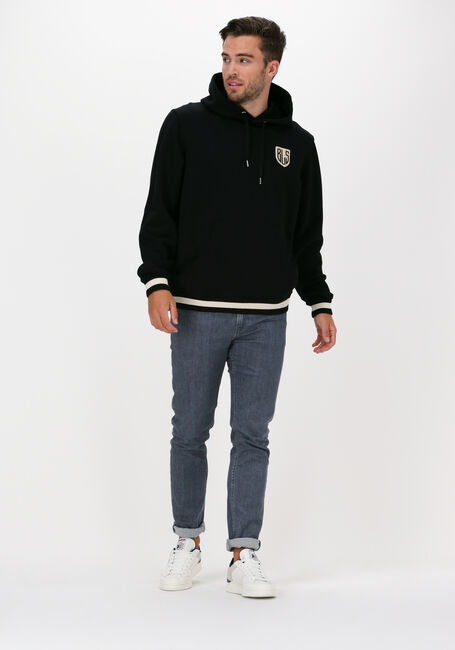 Schwarze BLS HAFNIA Sweatshirt NEW SHIELD EMBROIDERED BADGE H - large