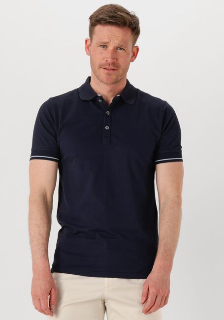 Dunkelblau GENTI Polo-Shirt POLO 3 BUTTON SS J2001-1212 - large