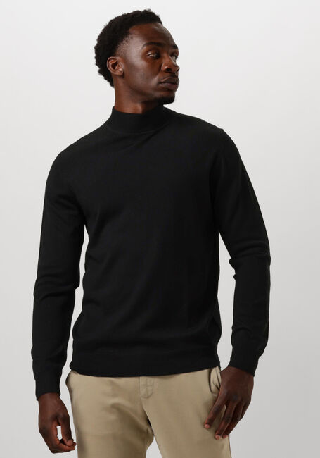 Schwarze PROFUOMO Pullover PULLOVER MOCK - large