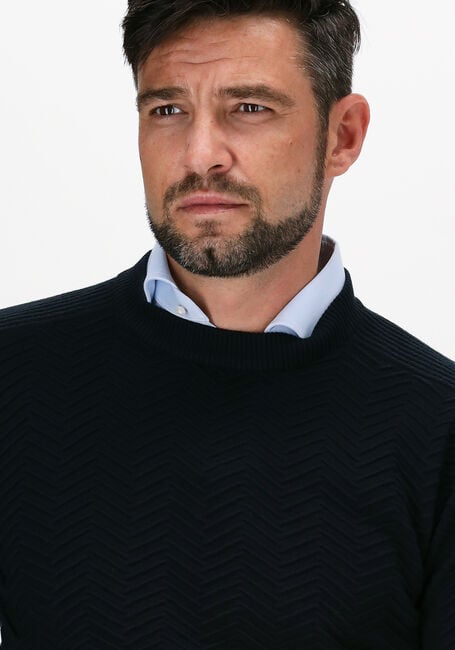 Blaue KULTIVATE Pullover KN RYAN - large